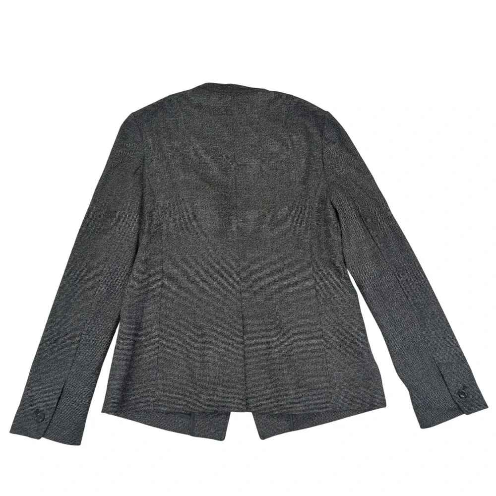 Banana‎ Republic Long and Lean Blazer Gray Career Business Office Jacket 4